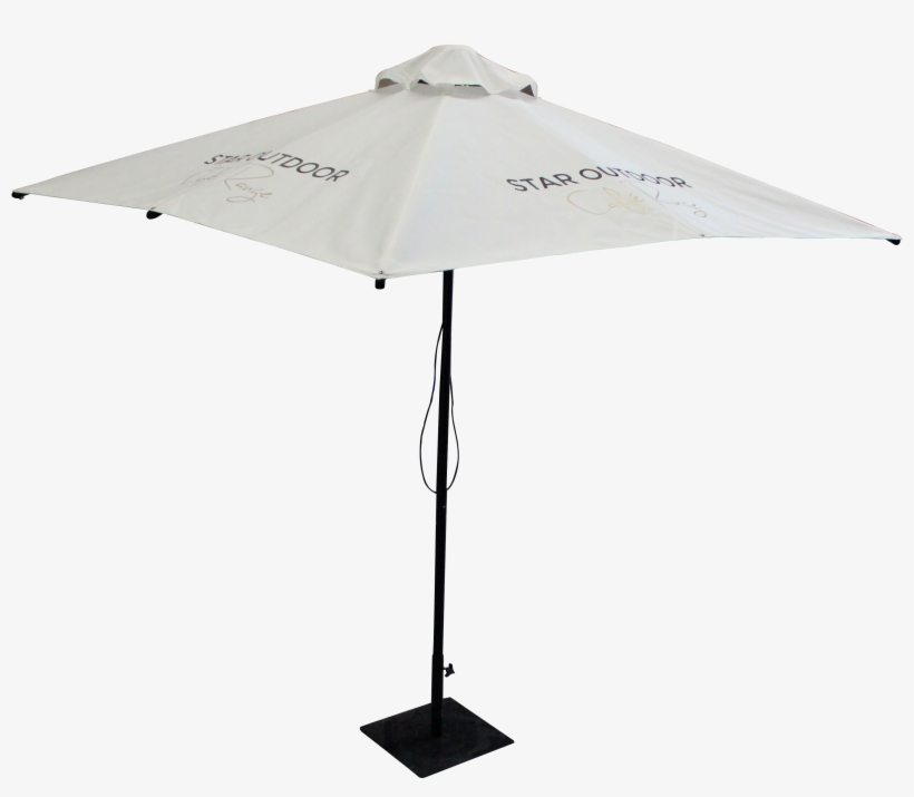 Mk Ii Cafe Umbrella White - Outdoor Cafe Umbrella Png, transparent png download
