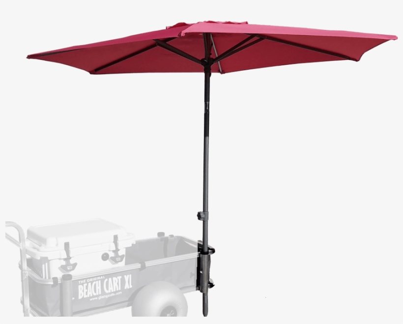 Built-in Umbrella - Beach Cart, transparent png download