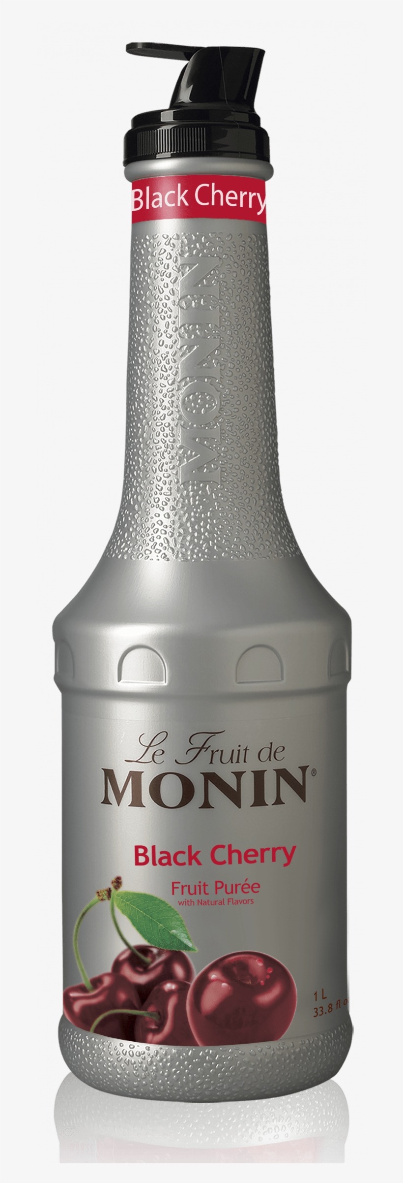 Etiqueta Atrás Puré De Black Cherry 1l - Monin Granny Smith Apple Puree, transparent png download