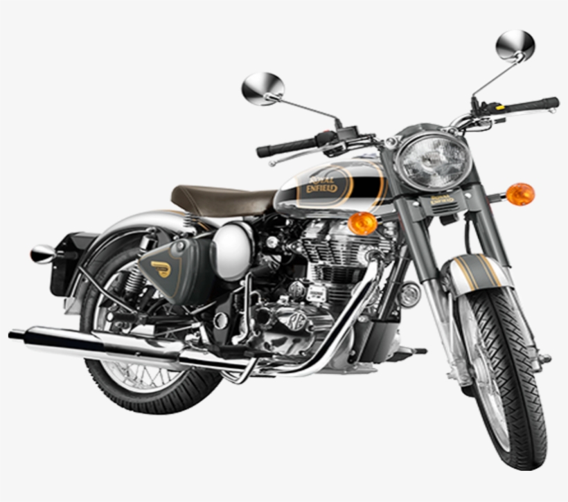 Royal Enfield Classic Chrome Graphite - Royal Enfield Chrome Green, transparent png download