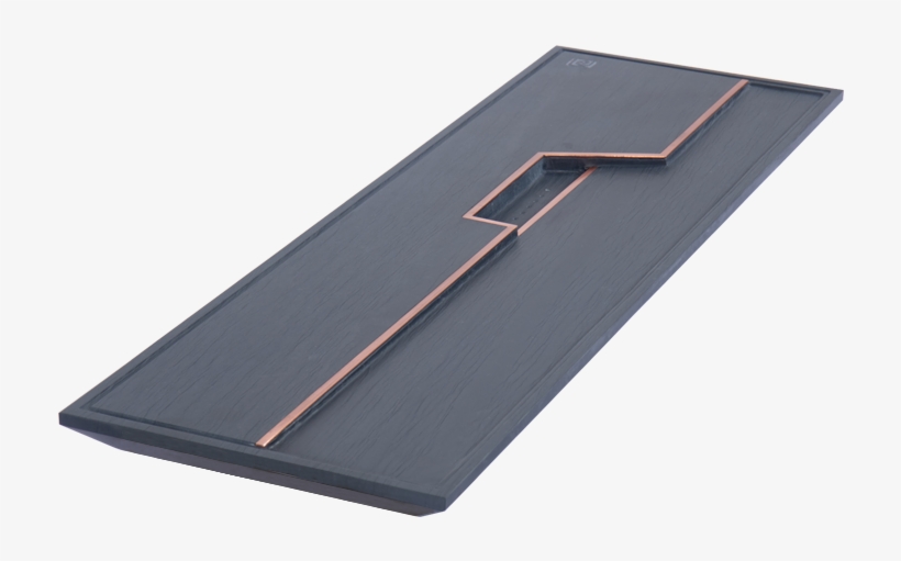 Stone Tea Tray 歙砚 New Chinese Tea Tray Inlaid Metal - Plywood, transparent png download