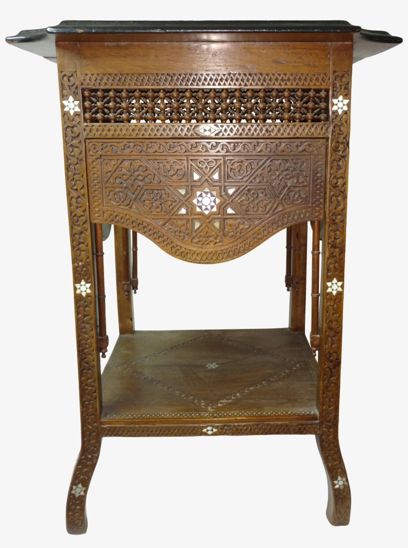 19th Century Anglo Indian Inlaid Wood Tea Table On - 19th Century, transparent png download