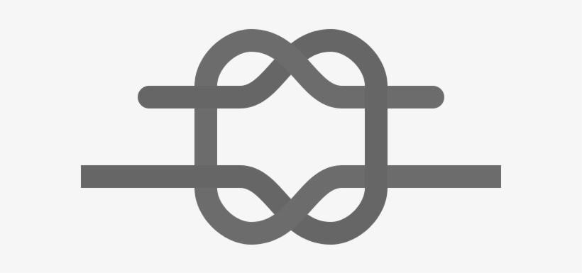 592px-square Knot - Svg - Granny Knot, transparent png download