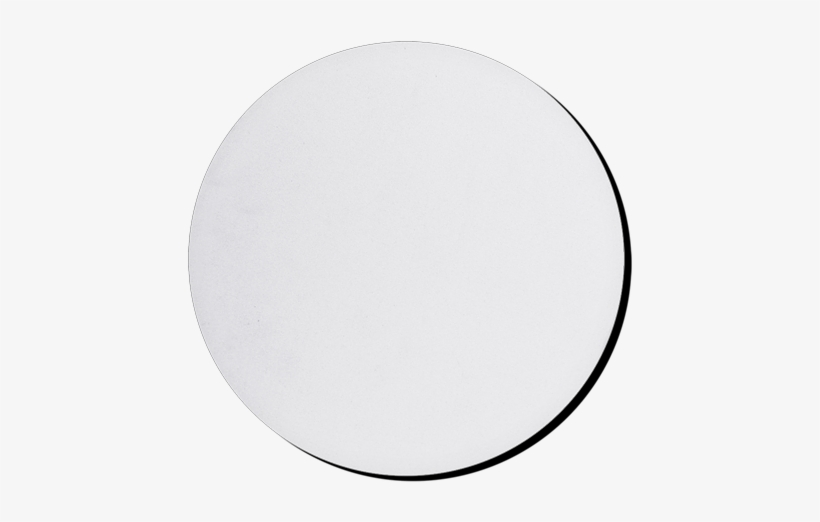 Round Blank White Mousepad - Circle, transparent png download