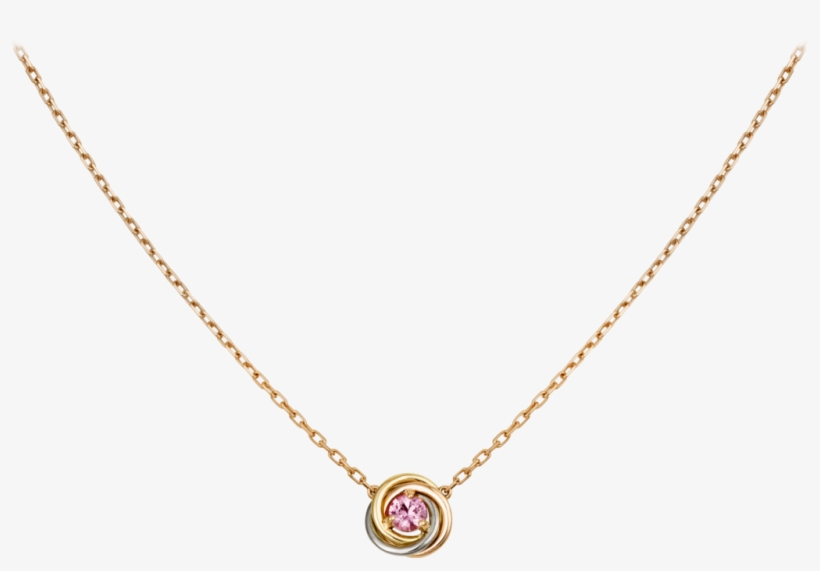 Trinity Necklacewhite Gold, Yellow Gold, Pink Gold, - Number 8 Necklace Gold, transparent png download