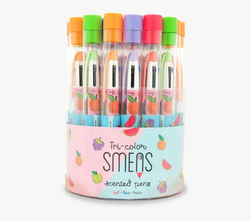 Bucket Of 32 Tri-color Grip Smens - Tricolor Smens, transparent png download