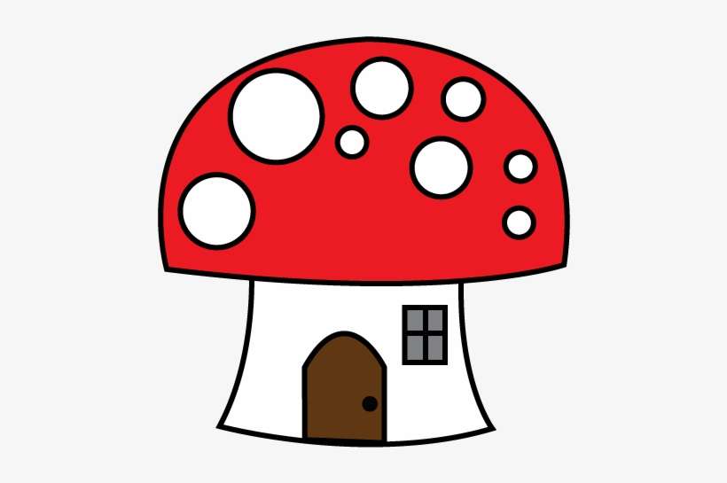 Eri*doodle Mushroom House Red And White In Png Format - Mushroom House Transparent, transparent png download