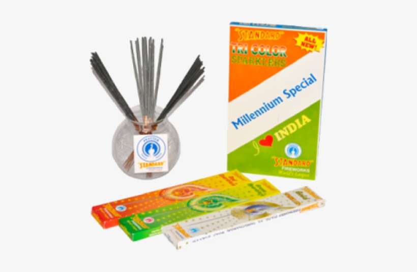 Tri Color Millenium Sparklers - Hitech Crackers, transparent png download