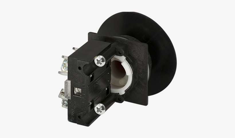 Mushroom Push Button Ø 60 Nonc Momentary Black - Knob Selector Switch, transparent png download