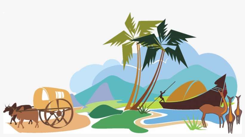 Resort Clipart Kerala Coconut Tree - Kerala Clipart, transparent png download