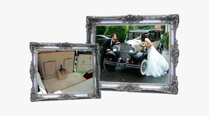 Branford Elite Vintage Style Wedding Car - Car, transparent png download