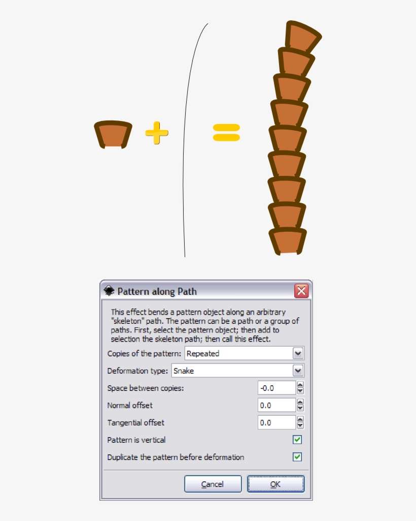 Pattern To Path Examples - Palm Tree Trunk Clip Art, transparent png download