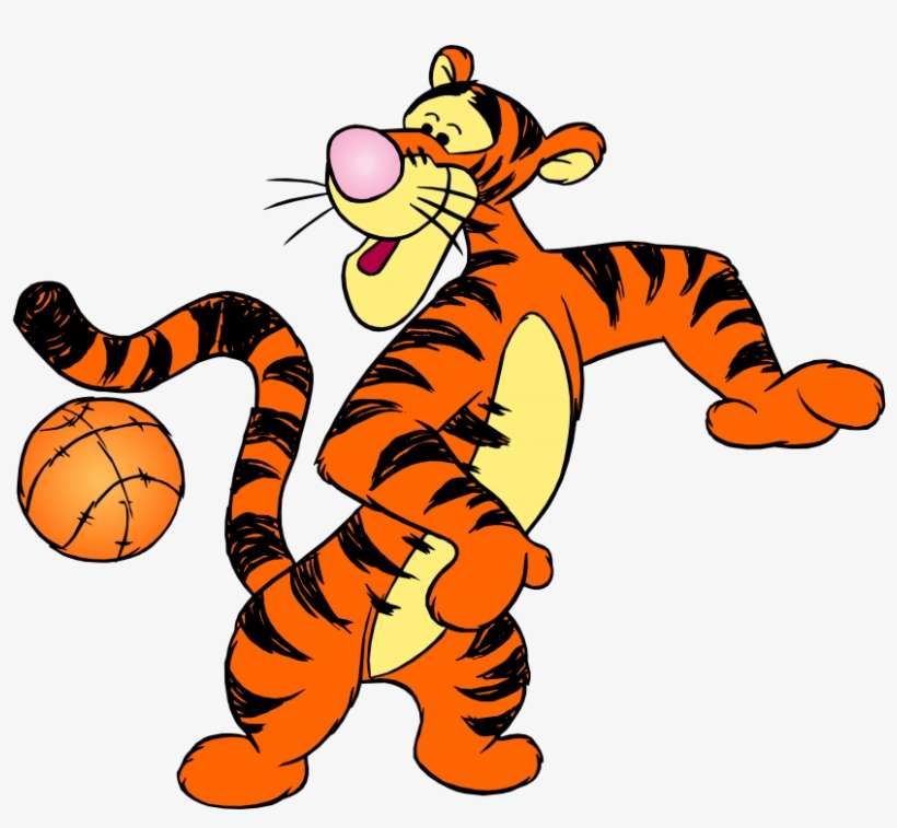 Free Png Winnie The Pooh Tigger With Ball Png Images - Tiger Winnie The Pooh, transparent png download