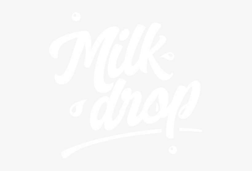 Milk Drop - Calligraphy, transparent png download
