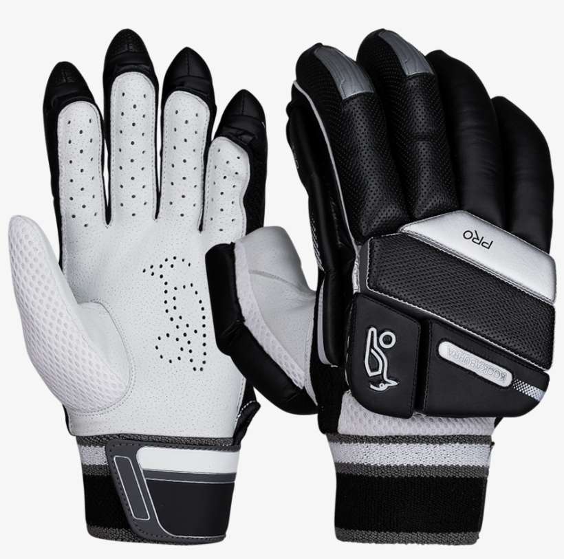 Kookaburra T20 Pro Batting Gloves Black - 2018 Kookaburra T20 Pro Cricket Gloves - Black, transparent png download