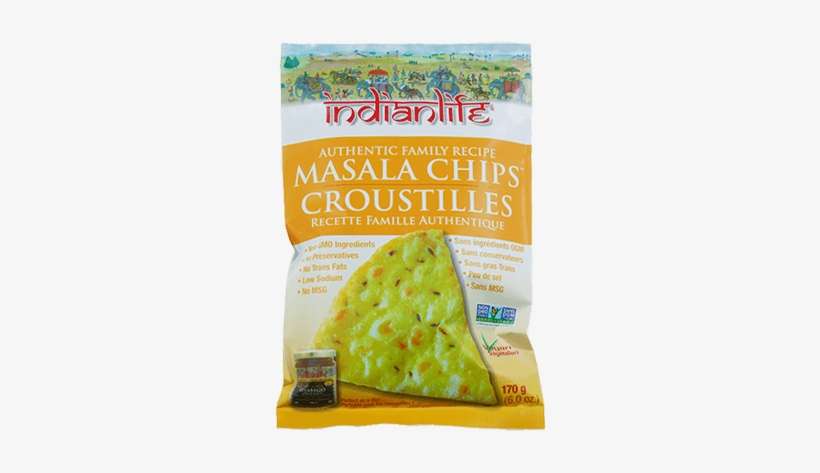 Masala Chips - Indianlife Samosa Chips - 6 Oz Bag, transparent png download