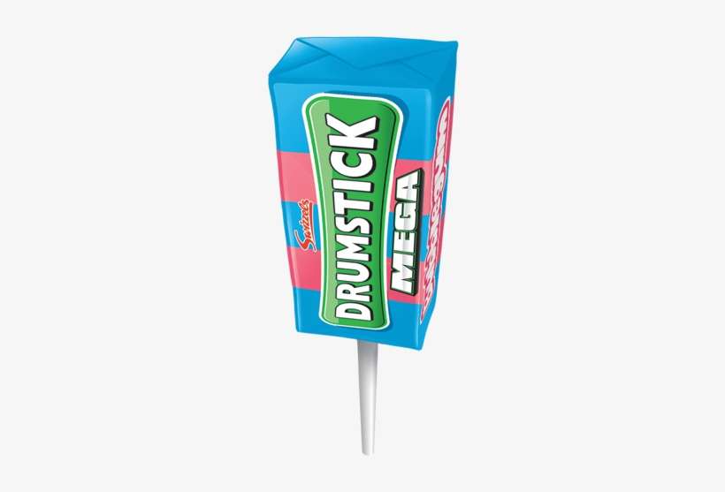 Drumstick Lollies Bubblegum Mega - Swizzels Matlow, transparent png download