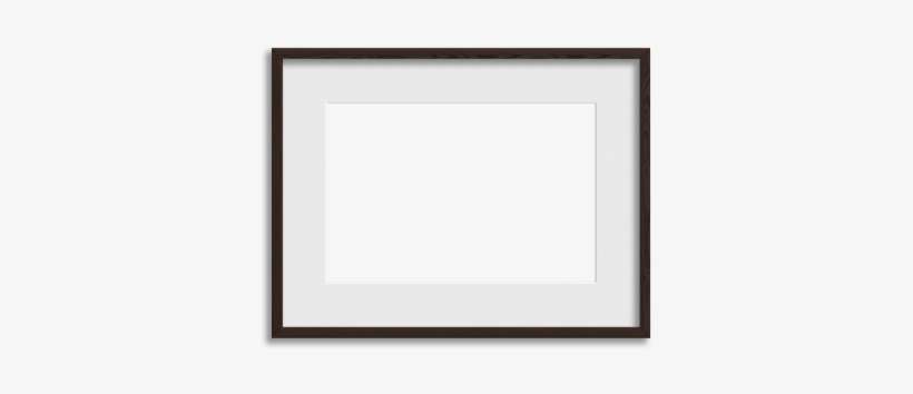 Gallery Frame // Espresso - Mock Object, transparent png download