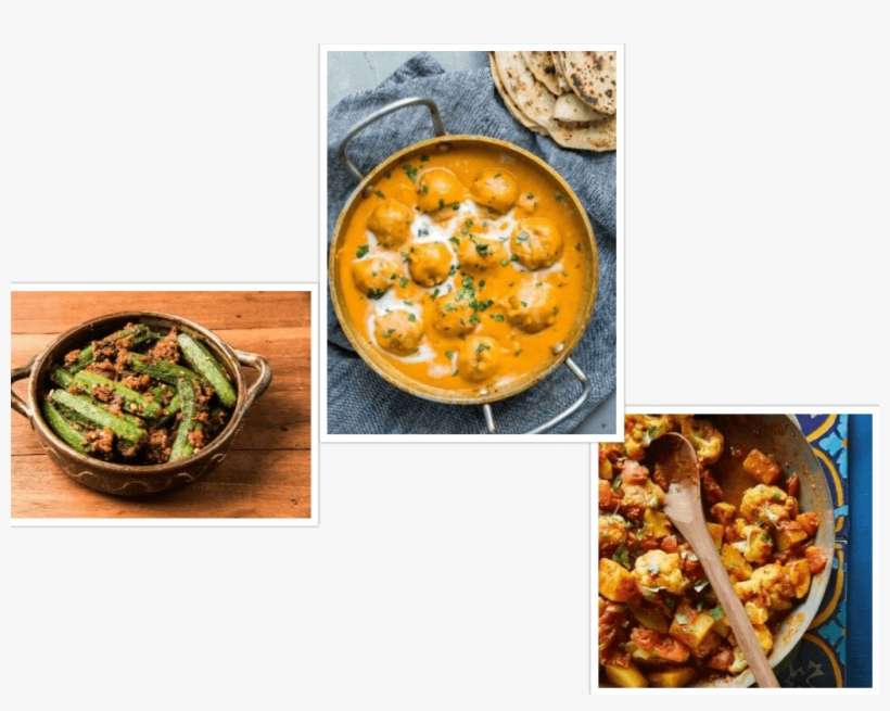 Palak Paneer Baby Corn & Palak Matar Paneer Shaam Savera - Yellow Curry, transparent png download