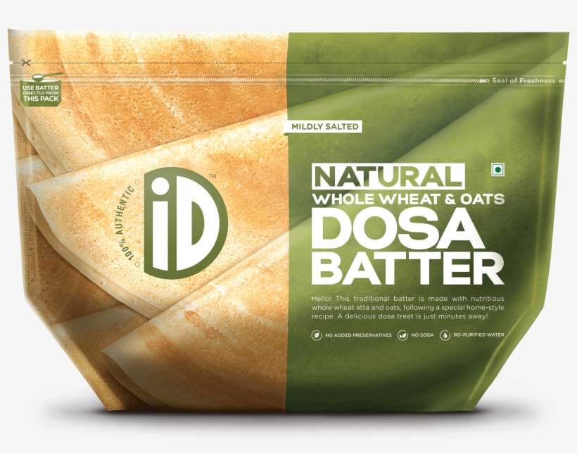 Whole Wheat Oats Dosa Product Image - Id Idly Dosa Batter, transparent png download