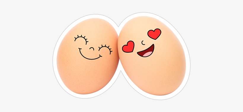 Eggs Яйца - Heart, transparent png download