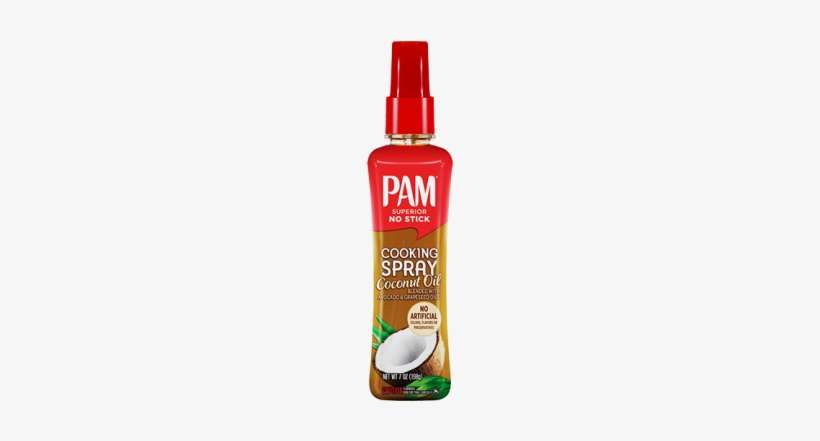 Spray Pump Coconut Oil - Pam Canola Oil Spray Calories, transparent png download