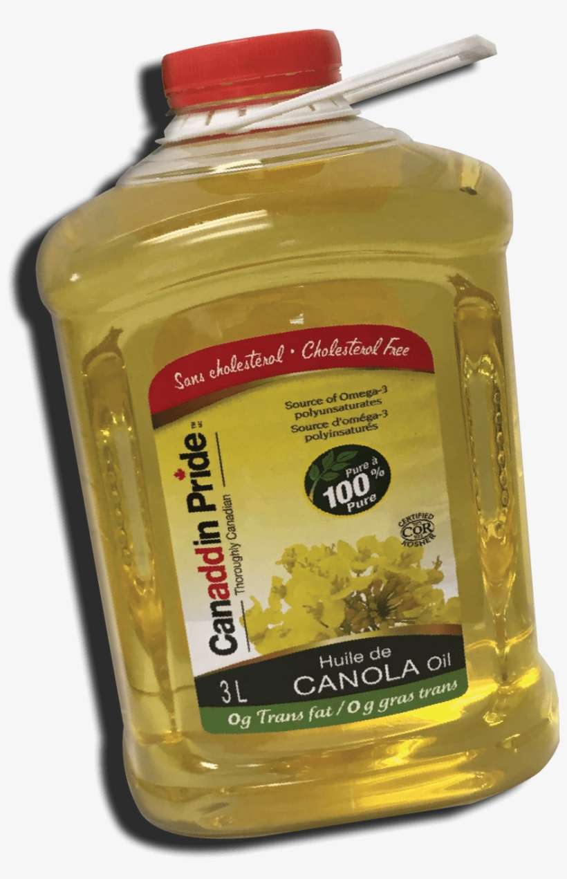 Canola Oil Bottle - Canola Oil, transparent png download