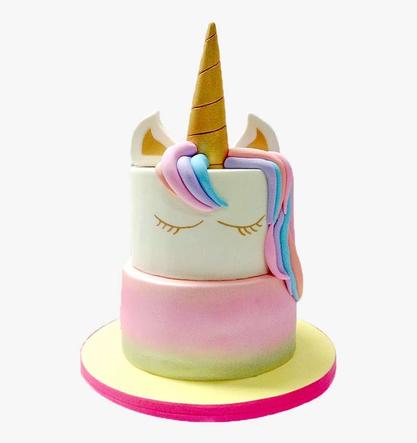 The Unicorn Cake - Unicorn Cake Fondant Hair, transparent png download