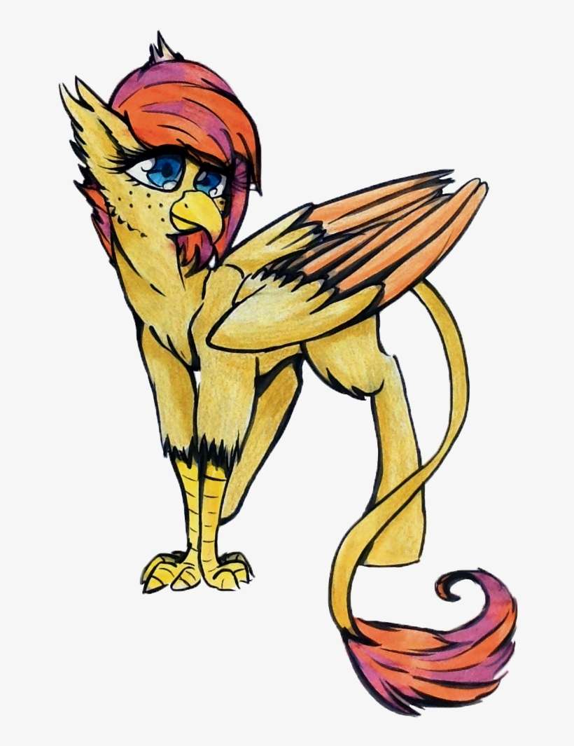Pepperscratch, Classical Hippogriff, Female, Hippogriff, - Cartoon, transparent png download