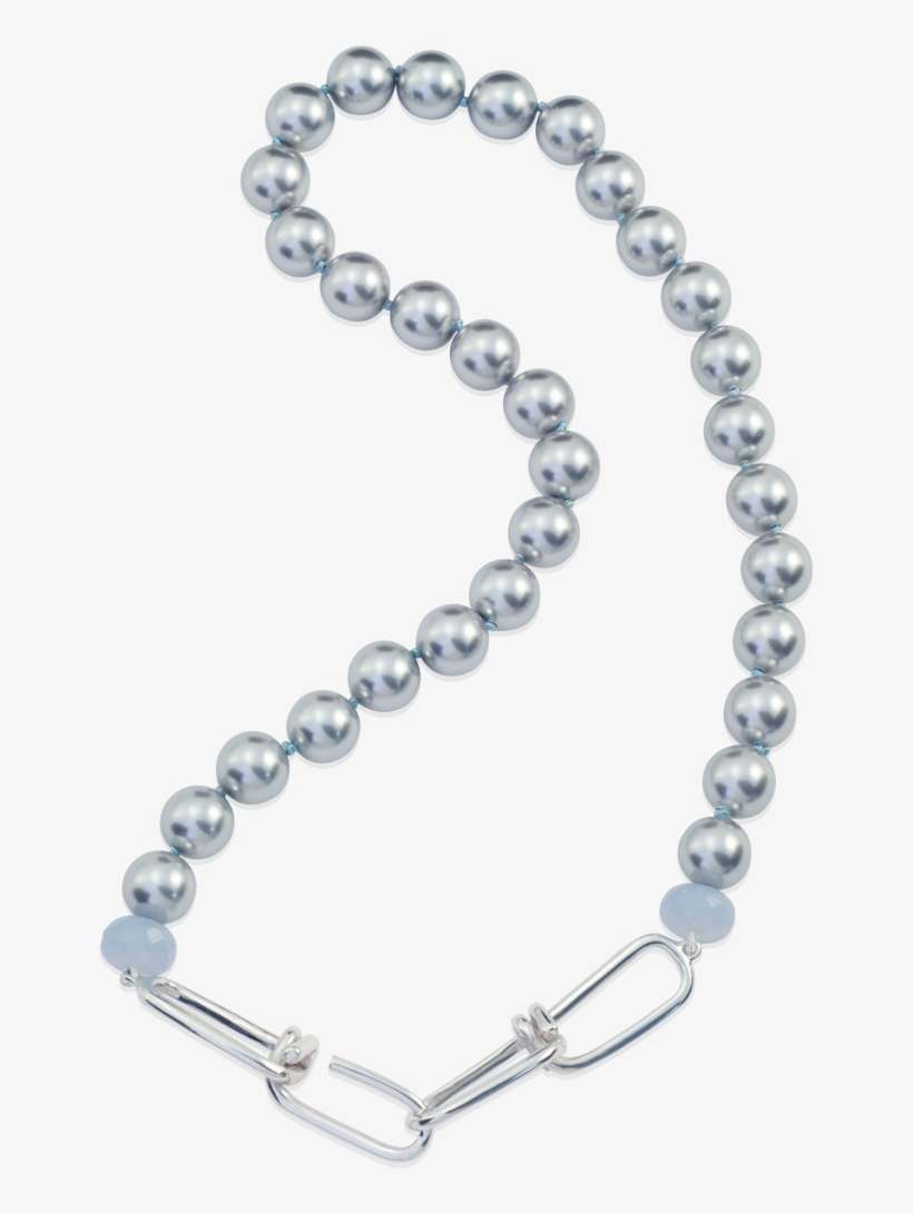 Gold Chains For Men Png Double Link Pearl Necklace - Mignon Faget Double Link Pearl Necklace, transparent png download