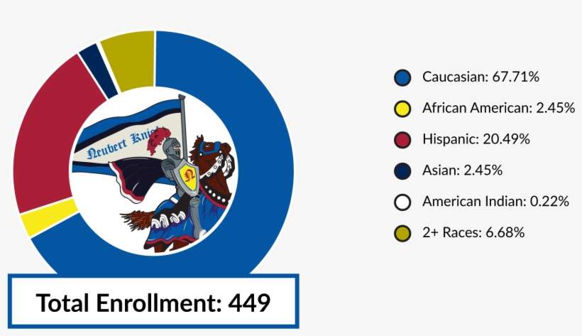 Total Enrollment 449 Caucasian - African Americans, transparent png download