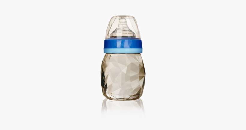 Neck Milk Bottle - Kidsme Ppsu Diamond Bottle, Blue, transparent png download