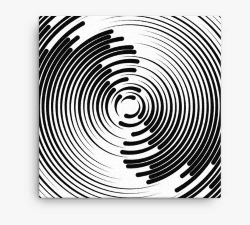 Canvas Print - Ripple Of Radiating Line, transparent png download