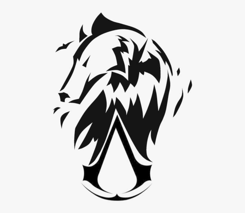 Assassins Creed Unity Clipart Wolf - Assassin's Creed Symbol, transparent png download
