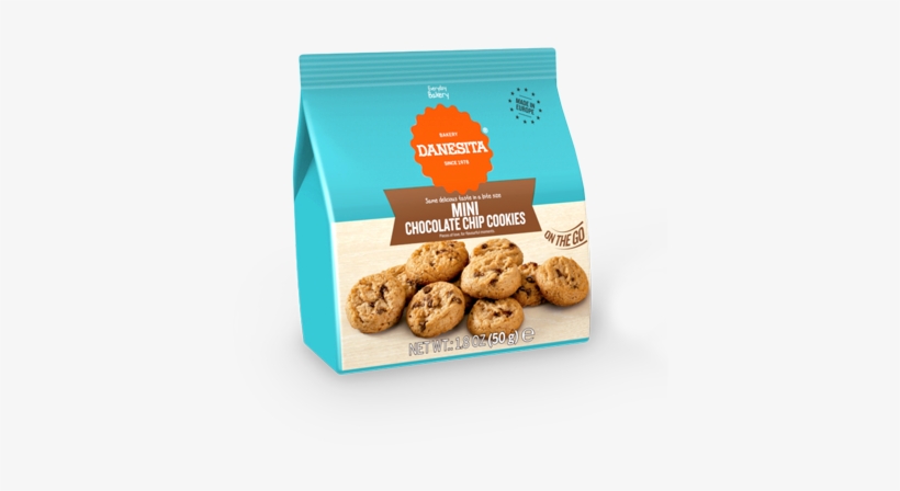 Mini Chocolate Chips Cookies - Chocolate Chip Cookie, transparent png download