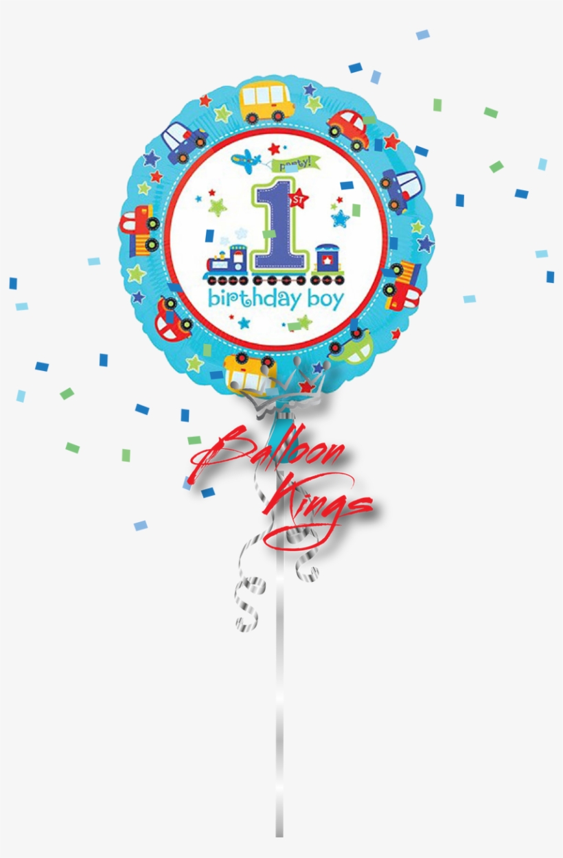 1st Birthday All Aboard - 1st Birthday Balloon - All Aboard, transparent png download
