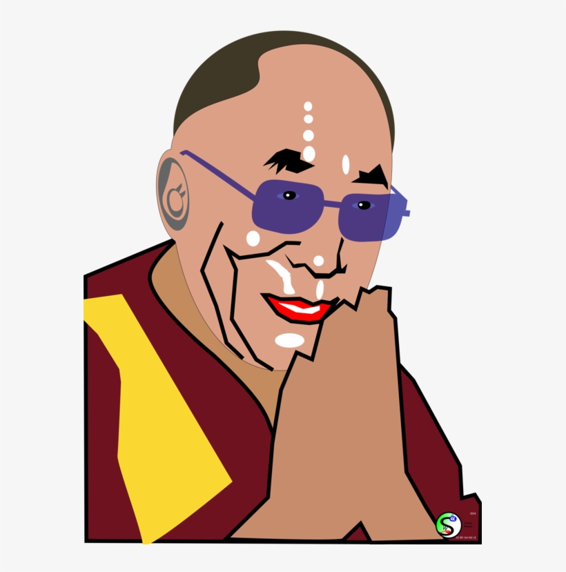 14th Dalai Lama Dalai Lama And Tibet Tibetan Buddhism - Dalai Lama Clipart Png, transparent png download