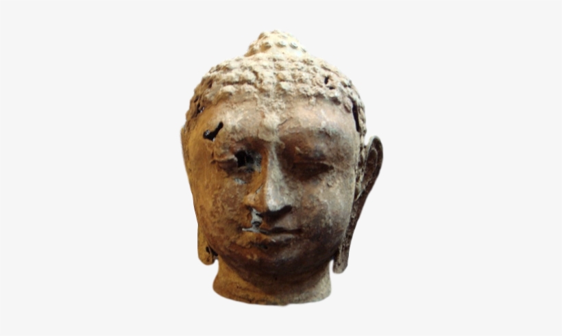 Relic Buddha Head - Bronze Sculpture, transparent png download