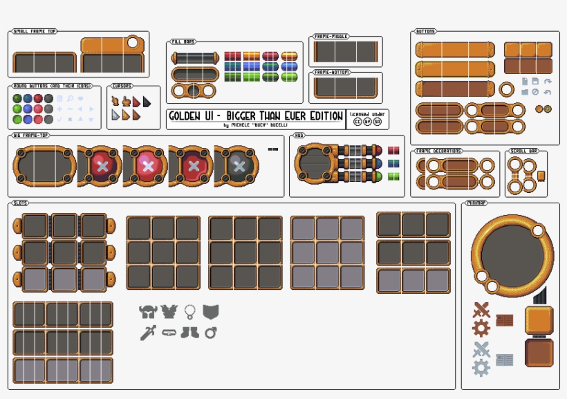 Preview - Pixel Rpg Ui PNG Image | Transparent PNG Free Download on SeekPNG