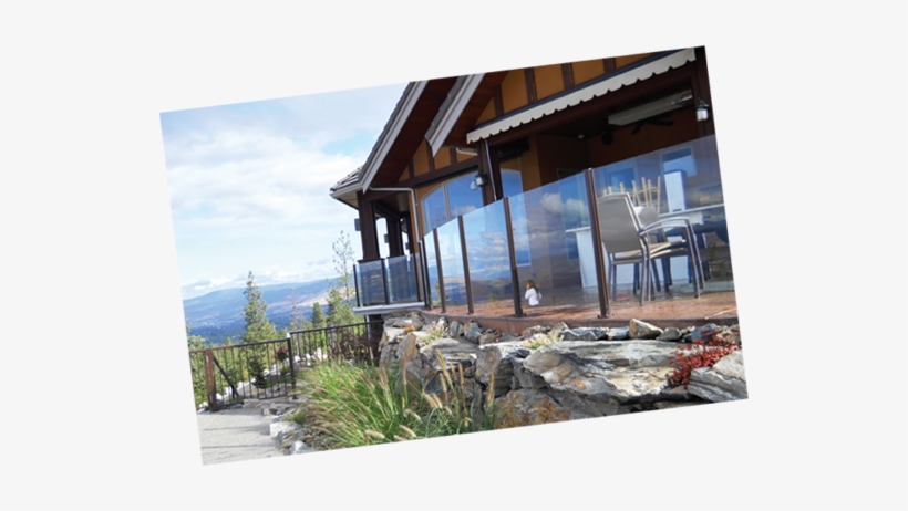 Glass Railings In Kelowna - Falcon Railing Mfg, transparent png download