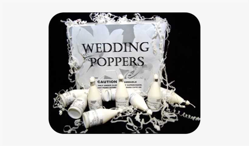 Wedding Poppers- 144 Poppers - Wedding, transparent png download
