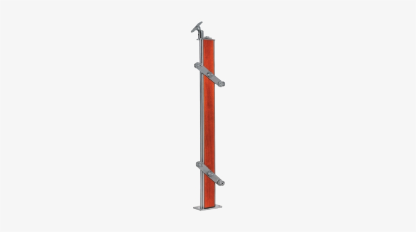 Wooden Railing With 2 Glass Holder - Gun Barrel, transparent png download