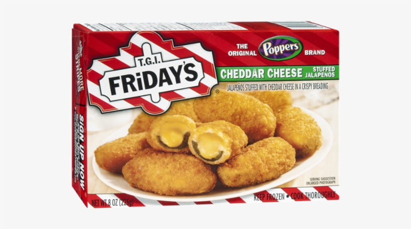Tgi Fridays Stuffed Jalapenos, Cream Cheese - 8 Oz, transparent png download