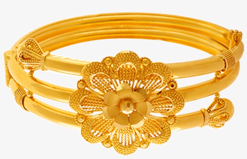 22k Yellow Gold Bangle - Gold, transparent png download
