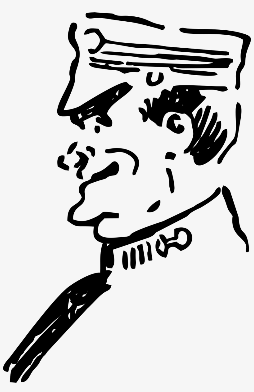 Mans Vector Graphics - Face, transparent png download