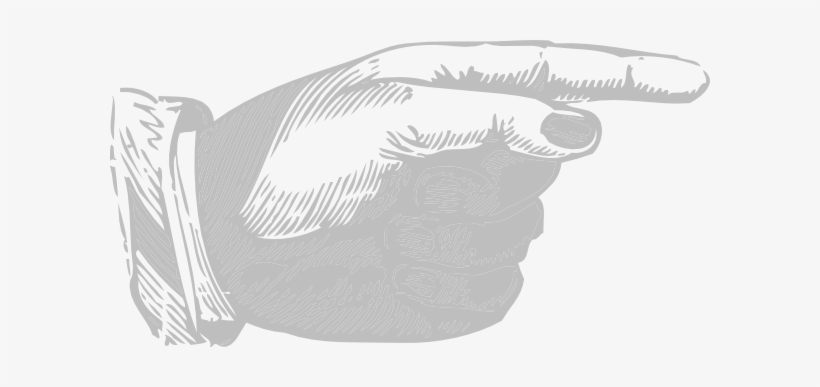 Hand Point Grey Download How To Set Use Pointing Hand Grey Svg Vector - Vintage ...