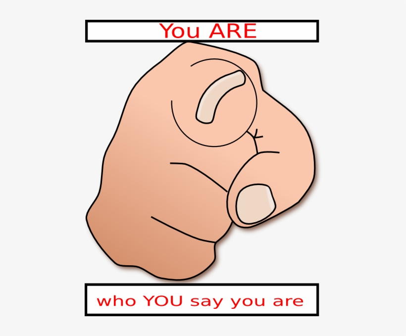 Index Finger Pointing Hand Clip Art - Finger Pointing At You, transparent png download