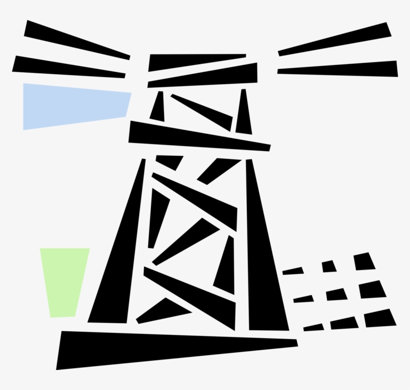 Vector Illustration Of Transmission Tower Carries Electrical - Illustration, transparent png download