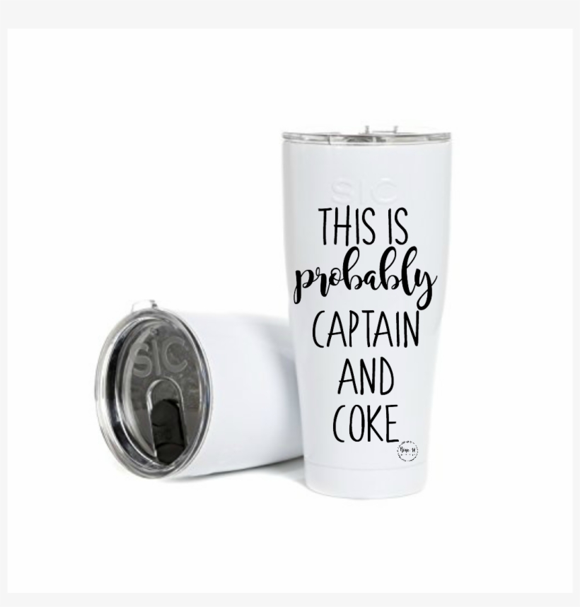 This Is Probably Captain And Coke - Bottle, transparent png download