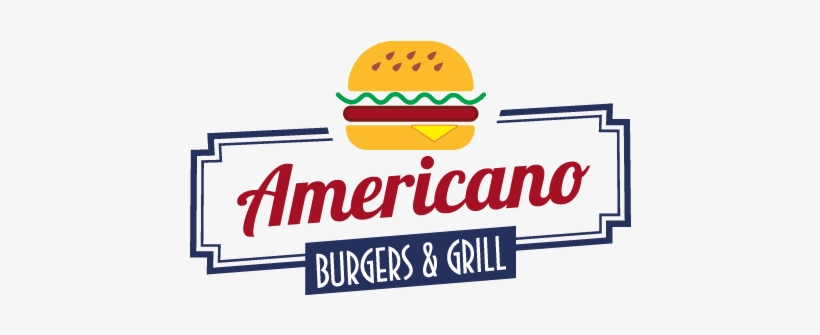 Logo Americano Burgers & Grill - Fast Food, transparent png download